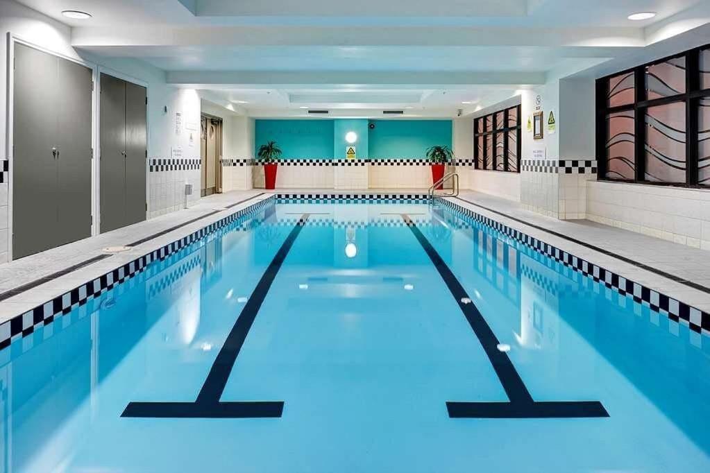 Highrise Studio Apartment W/ Ac, Pool & Gym In Auckland Cbd Luaran gambar