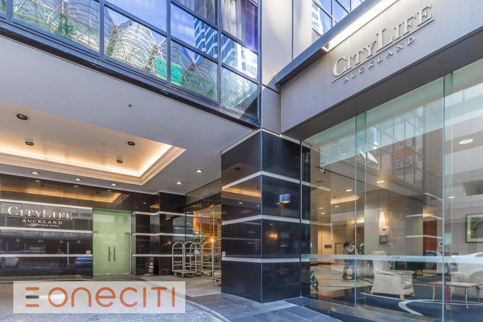 Highrise Studio Apartment W/ Ac, Pool & Gym In Auckland Cbd Luaran gambar