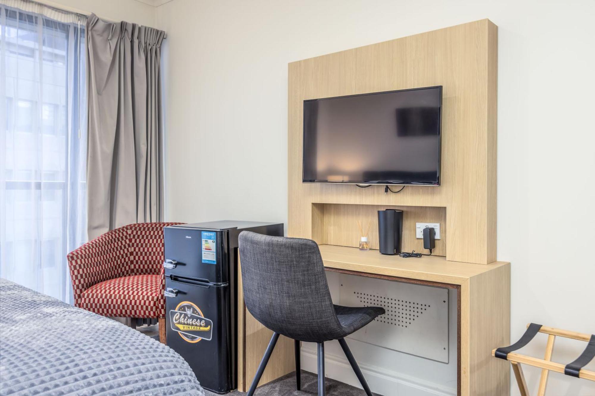 Highrise Studio Apartment W/ Ac, Pool & Gym In Auckland Cbd Luaran gambar